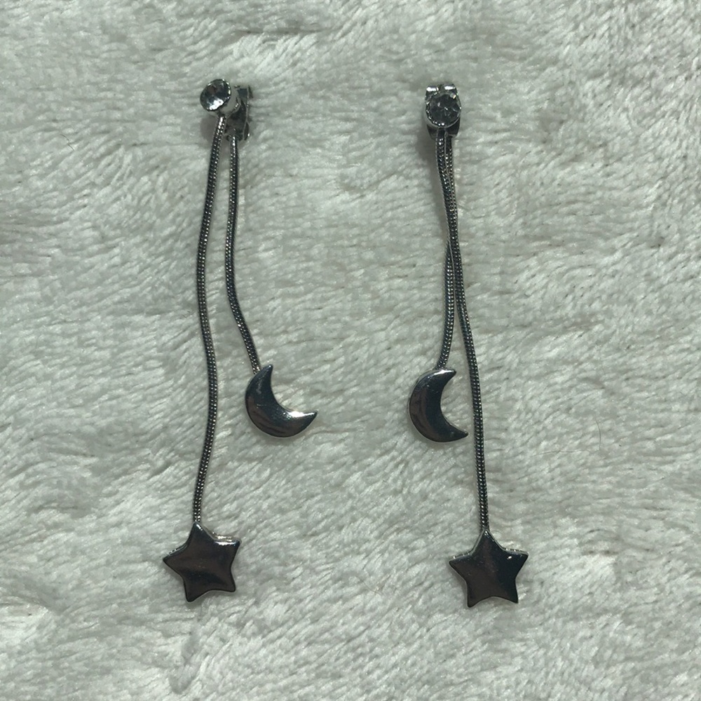 Star and Moon Earrrings